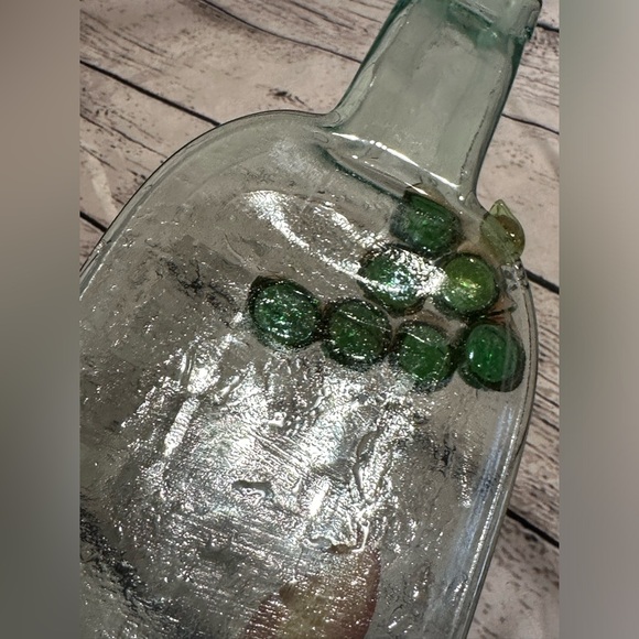 Handcrafted Artist Flatten Glass bottle cheese platter - Picture 10 of 16